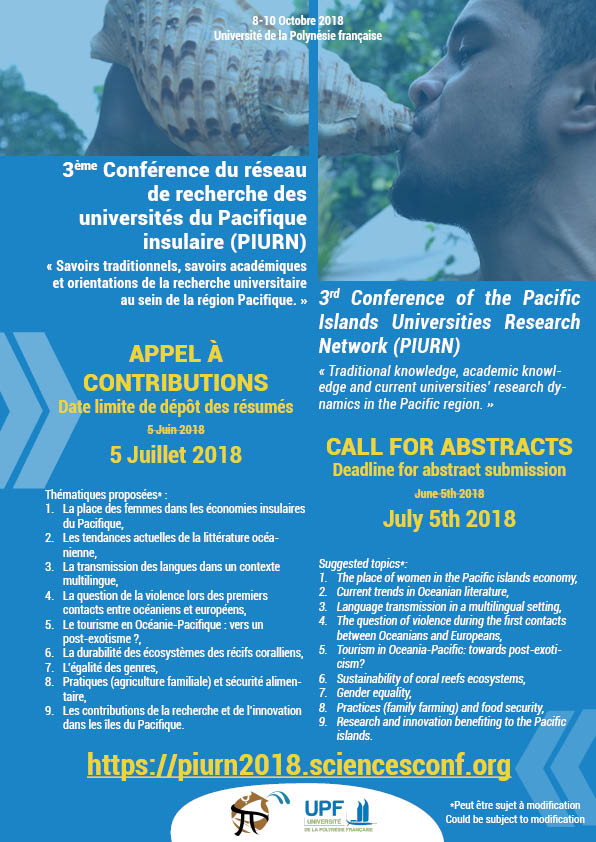 Amended call for abstracts